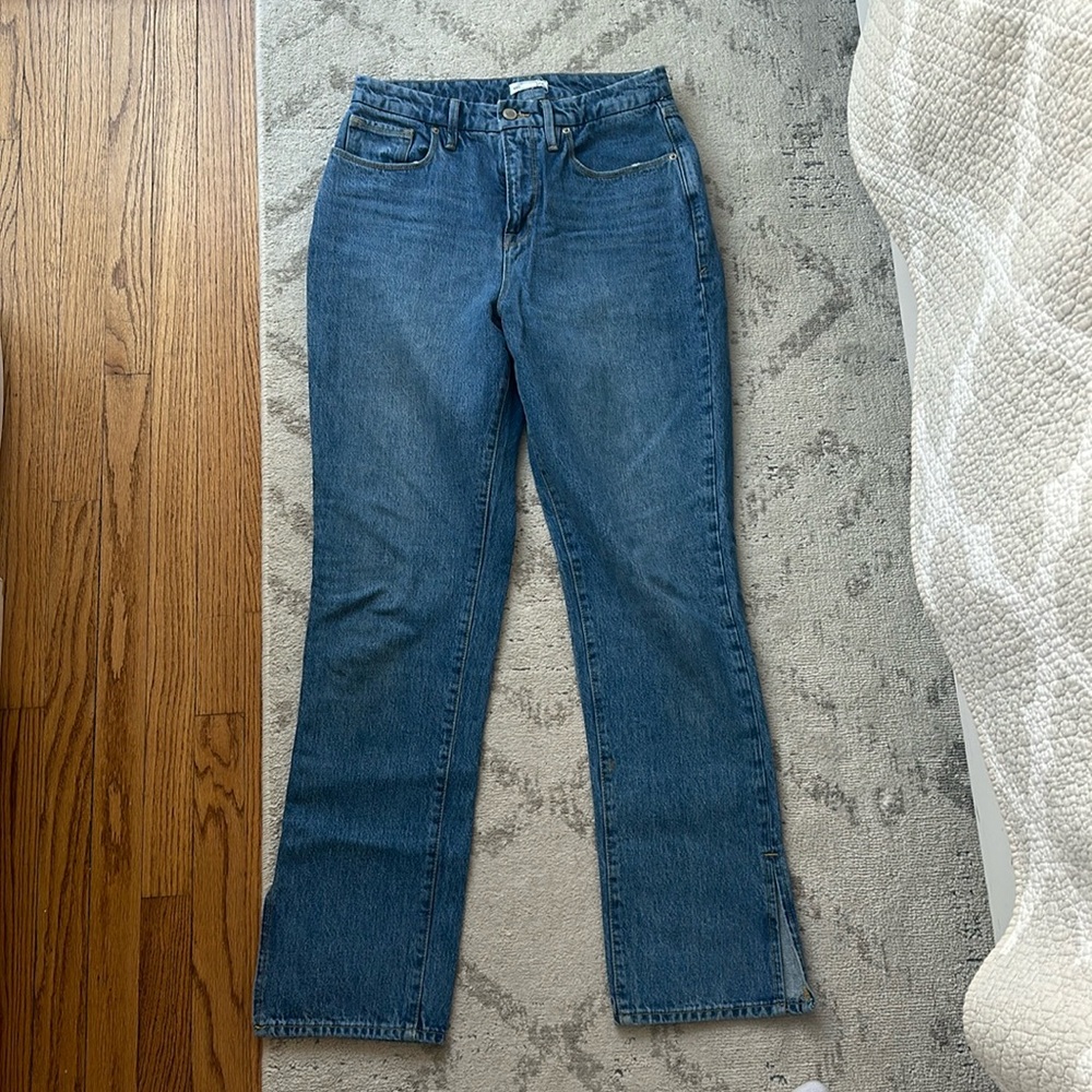 Good American straight leg Jean